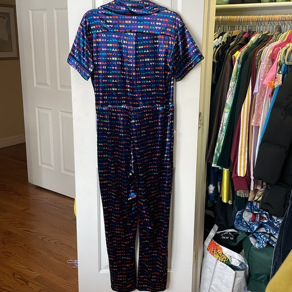 RACHEL ANTONOFF Jewel Jumpsuit Stick On Earrings Size XS - Picture 7 of 8